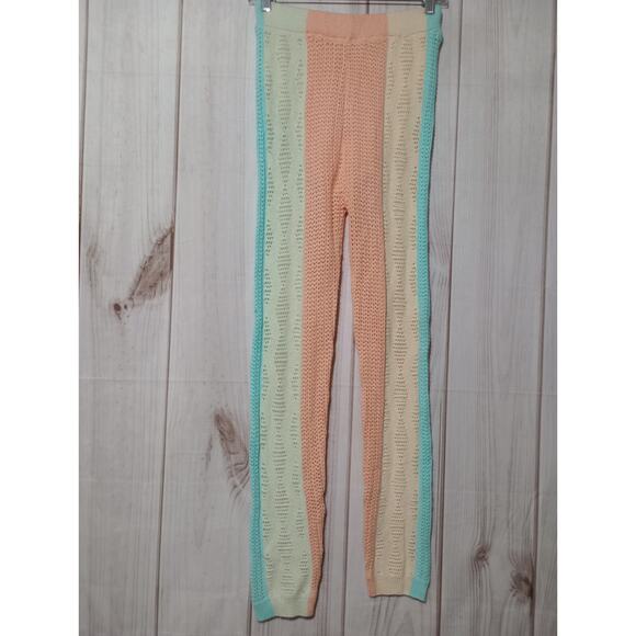 Hot and‎ Delicious Pants Ladies Large Crochet Pull On Waist - Picture 1 of 6